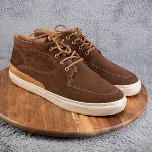 Men’s Pointer Brand Chukka Style Brown Suede Shoes (US 11.5)